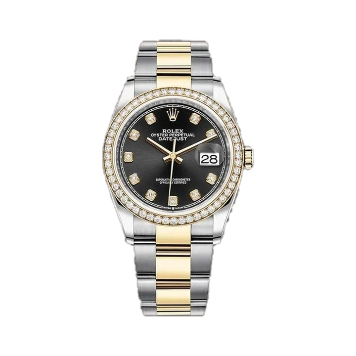 Rolex Datejust 36 (Black Diamond) at Yousef Watch