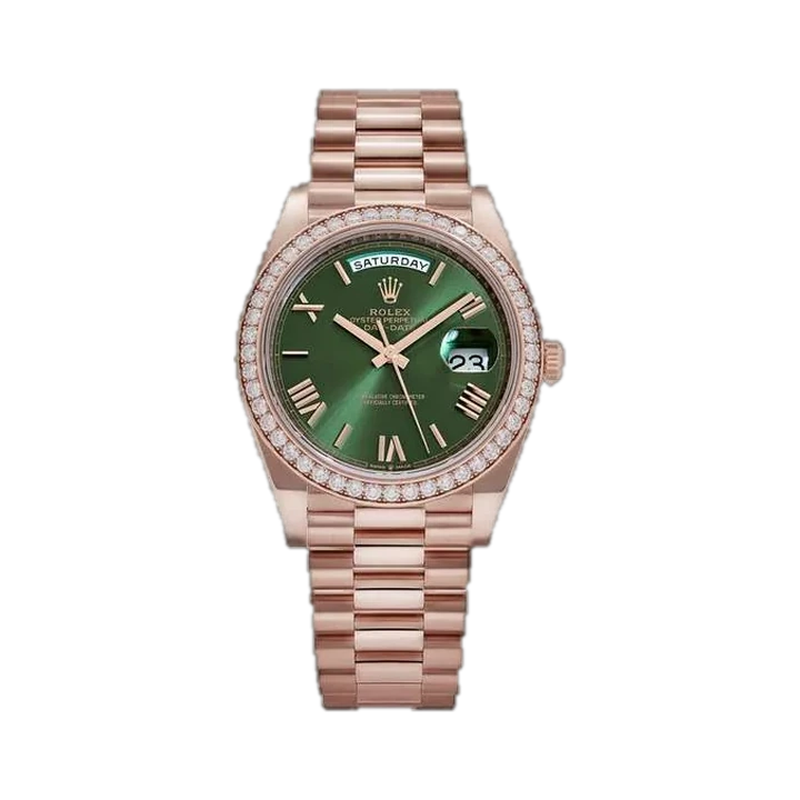 Rolex Day-Date 40 (Olive) at Yousef Watch