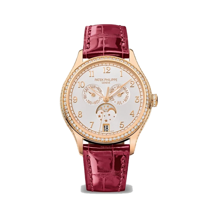 Patek Philippe Annual Calendar Moon Phases (Diamond Bezel) at Yousef Watch