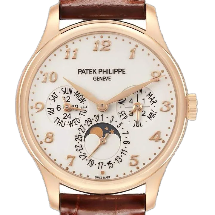 Patek Philippe Grand Complications Perpetual Calendar (Rose Gold, Ivory Dial) at Yousef Watch
