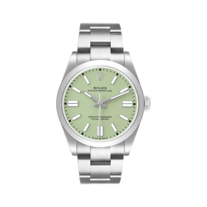 Rolex Oyster Perpetual 41 (Pistachio) at Yousef Watch