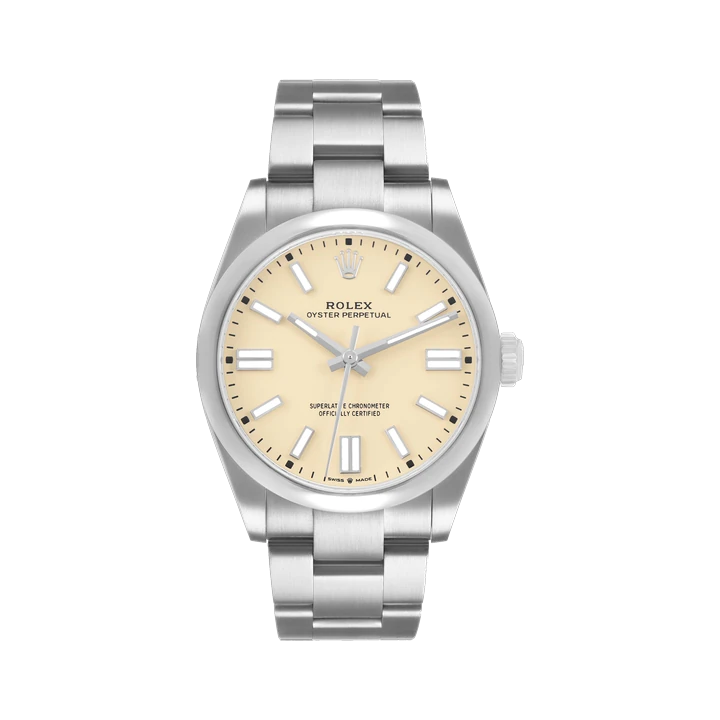 Rolex Oyster Perpetual 41 (Beige) at Yousef Watch