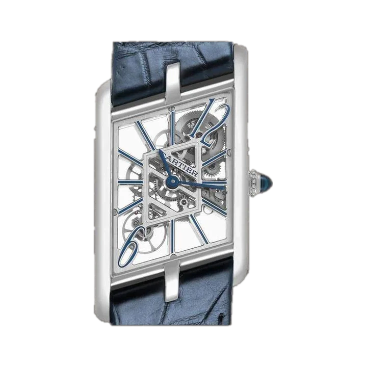 Cartier Tank (Skeleton Dial) at Yousef Watch